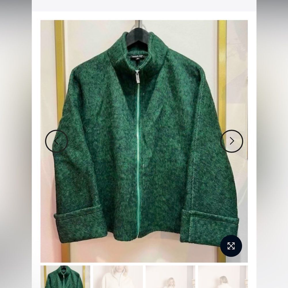 Jessie Liu Peyton Alpaca‎ Wool Blended Double Face Jacket M